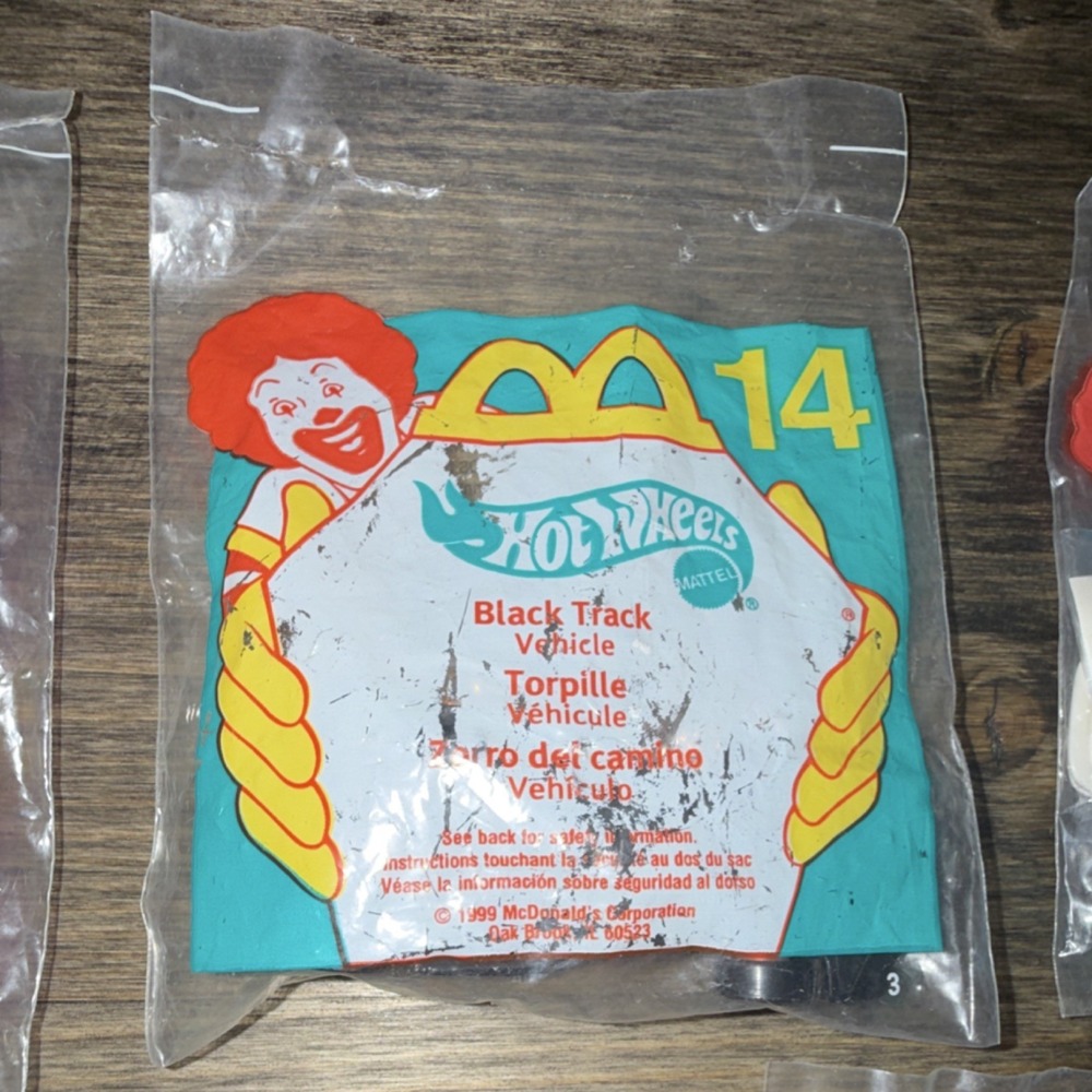 Hot Wheels McDonald's Happy Meal Toy Lot - 1999 NIP - Picture 3 of 11